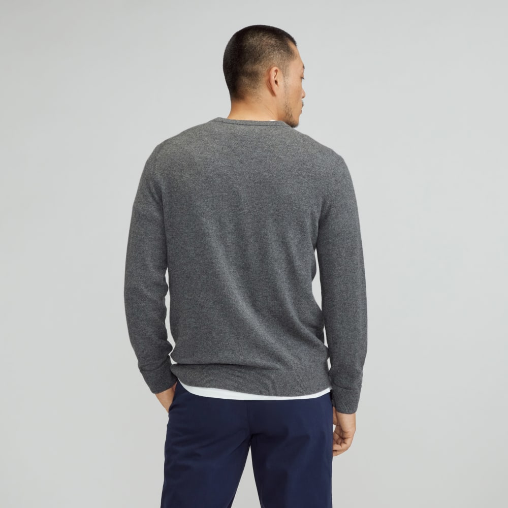 The Grade-A Cashmere Crew | Charcoal - Image 3
