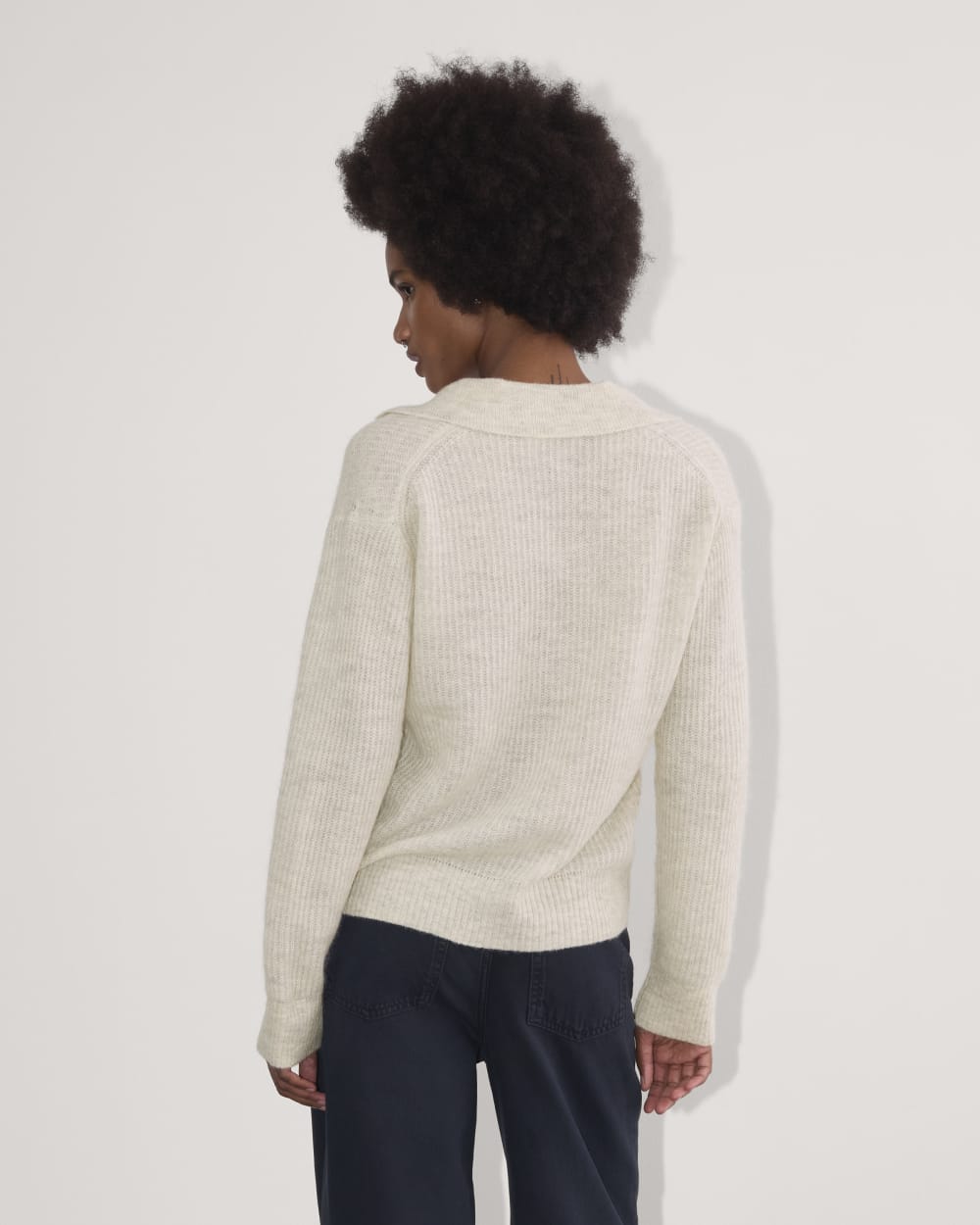 The Oversized Polo in Alpaca | Almond - Image 5